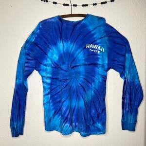Mens Southern Spirit Hawaii Tie Dye Long Sleeve